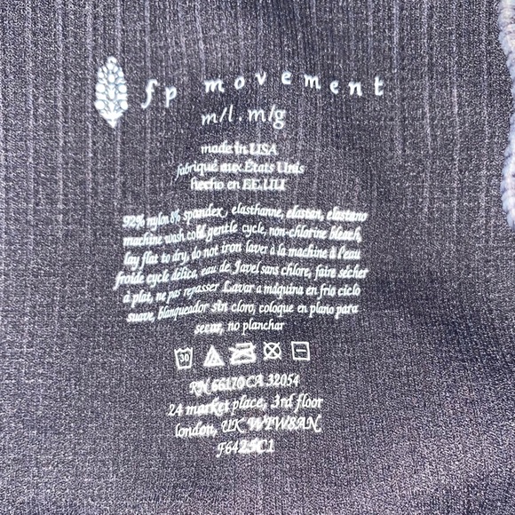 NEW! Free People Good Karma High Rise Leggings - M/L - Solid Black - $78 retail - Picture 6 of 9